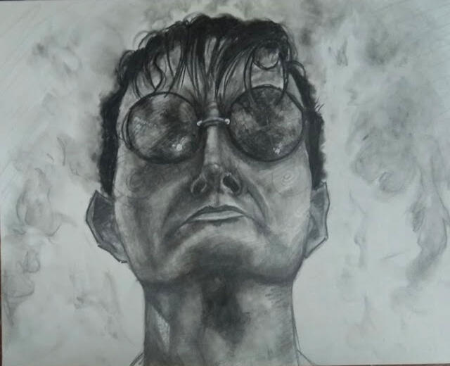 Crowley - Pencil/Charcoal