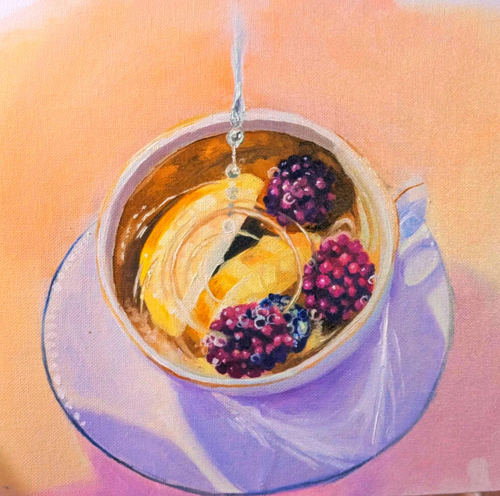 Afternoon Tea - Oil on Canvas