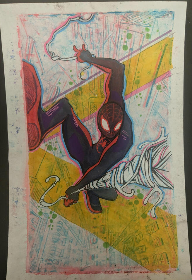 Spiderman Print Miles Morales (3/4)